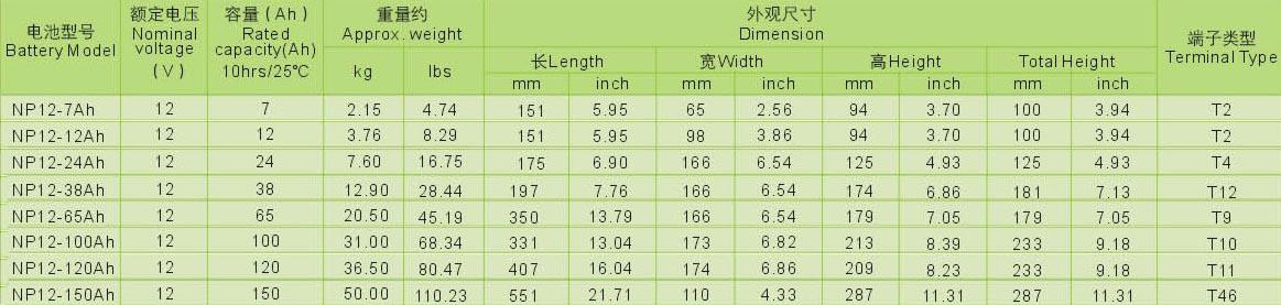厦门100AH/12V铅酸蓄电池