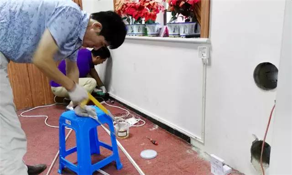 北京中小学幼儿园新风系统安装工作进行中