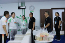 西南民族大學校領導走訪慰問學校大運會志愿者