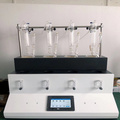 JMQYSO2-6实验室食品中药材玻璃充氮二氧化硫蒸馏仪智能一体化