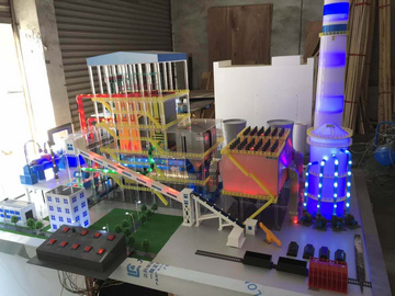 火力發電機組仿真模型-火力發電廠模型