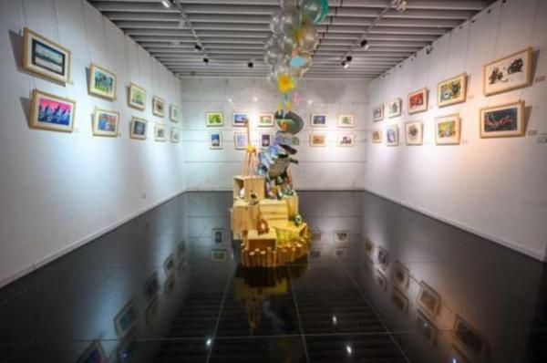 《湖北省少兒書畫大展》在琴臺美術館閉幕
