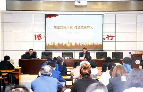 安徽省社科聯副主席周祥飛來淮北師范大學調研