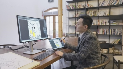 中国卡通形象设计师——初心不改，画作一方天地