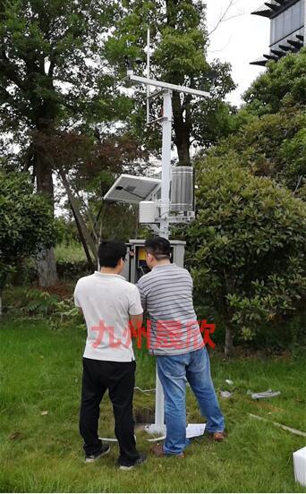 煙臺富士蘋果園應用農業綜合氣象監測站
