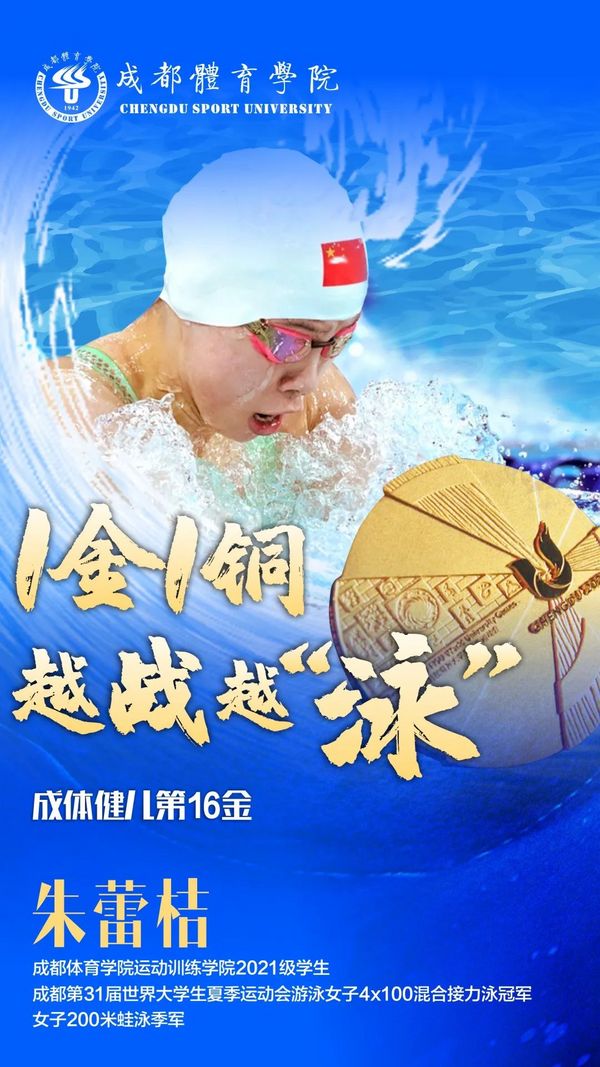 成都大運會丨成體健兒18金5銀2銅！