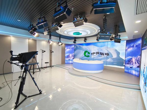北極環影助力湖北襄陽煙草局演播室順利建設完成