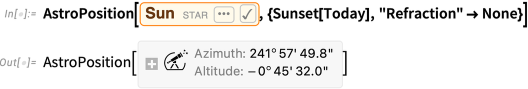 【軟件更新】Mathematica 13.2 更新之天文計算