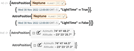 【軟件更新】Mathematica 13.2 更新之天文計算
