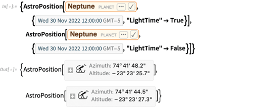 【软件更新】Mathematica 13.2 更新之天文计算