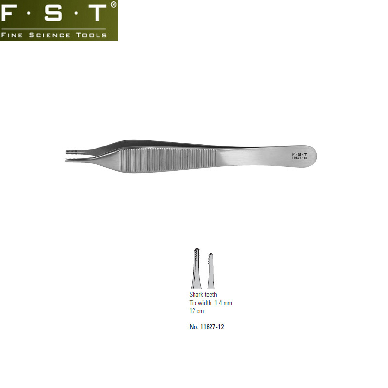 FST尖齒鑷11627-12 Adson Brown尖齒鑷