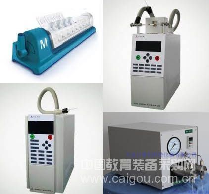 上左：Samplicity多通道抽滤系统，上右：ATDS-3400A多功能热解吸仪；下左：AHS-7890A型自动顶空进样器，下右：RPL-ZD20装柱机