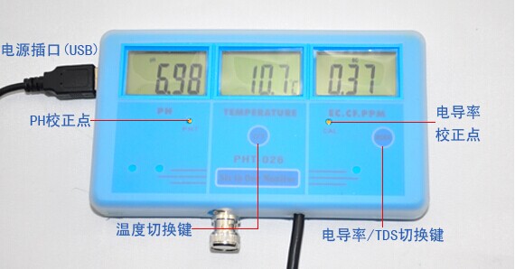 供应在线ph计TDS温度电导率仪（九州空间特价）